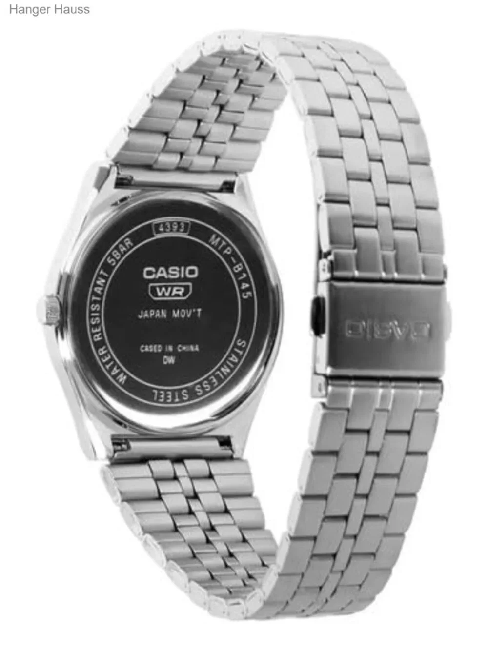 Vintage Men's Stainless Steel Analog Watch 3-Hand Quartz